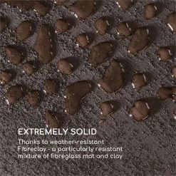 Solid Grow Rust Pflanzgefäß 80 X 38 X 38 Cm Fibreclay Rostfarben -Gartenwelt Verkauf 10034788 yy 0004 logo Blumfeldt Solid Grow Rust Pflanzgefaess 80x38x38cm