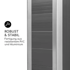 Schatzkammer Gartenschuppen UV-Schutz PVC Schloss Seitenfenster Grau -Gartenwelt Verkauf 10034925 de 0006 logo