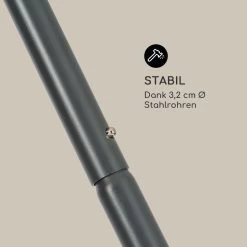 Ischia Rahmen 187 X 258 X 202 Cm (BxHxT) Stahl Grau -Gartenwelt Verkauf 10034958 de 0006 logo