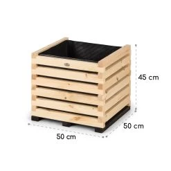 Modu Grow 50 Hochbeet 50 X 45 X 50 Cm Kiefernholz Kiefer -Gartenwelt Verkauf 10035090 yy 0009 logo Blumfeldt Modu Grow 50 Hochbeet 50 x 50 x 45 cm reedit