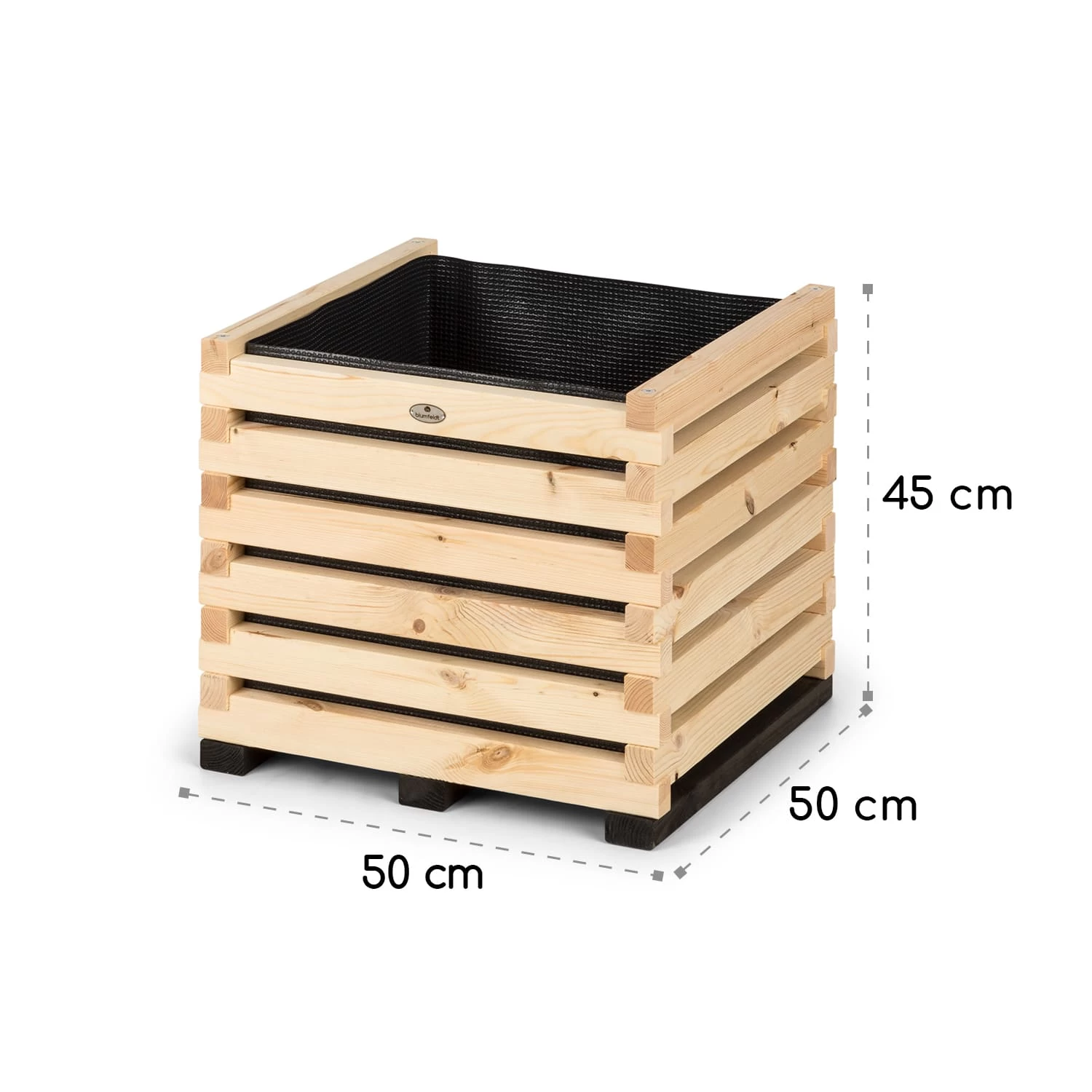 Modu Grow 50 Hochbeet 50 X 45 X 50 Cm Kiefernholz Kiefer – Bild 9