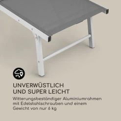 Sunnyvale Liegestuhl Mit Fußteil Aluminium 4-Stufen -Gartenwelt Verkauf 10035337 de 0007 logo
