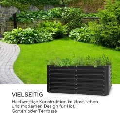 High Grow Straight Hochbeet 120x60x60cm 432l Stahl -Gartenwelt Verkauf 10035350 de 0002 logo
