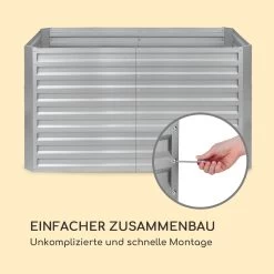 High Grow Straight Hochbeet 200x90x100cm 1800l Stahl -Gartenwelt Verkauf 10035354 de 0007 logo