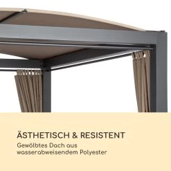 Eremitage Double XL Sunbed 2 Pers Stahl-Rahmen Sonnendach Vorhänge -Gartenwelt Verkauf 10035429 de 0005 logo