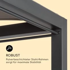 Eremitage Double XL Sunbed 2 Pers Stahl-Rahmen Sonnendach Vorhänge -Gartenwelt Verkauf 10035429 de 0006 logo