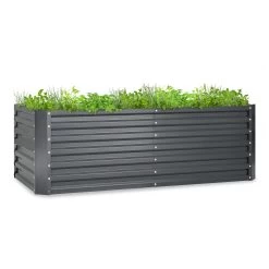 High Grow Straight Hochbeet 180 X 60 X 90 Cm 970 L Stahl Verzinkt
