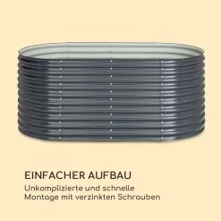 High Grow Hochbeet 200 X 80 X 100 Cm Stahl-Wellblech Einfacher Aufbau 13 High Grow Hochbeet 200 X 80 X 100 Cm Stahl-Wellblech Einfacher Aufbau -Gartenwelt Verkauf 10035815 de 0005 logo