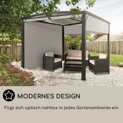 Pantheon Cortina Solid Sky Pergola Vordach 3x3m Polycarbonat -Gartenwelt Verkauf 10035872 de 0006 usp