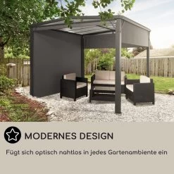 Pantheon Cortina Solid Sky Pergola Vordach 3x4m Polycarbonat 14 Pantheon Cortina Solid Sky Pergola Vordach 3x4m Polycarbonat -Gartenwelt Verkauf 10035873 de 0006 usp
