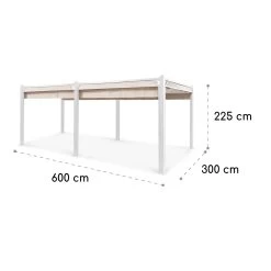 Pantheon Cortina Pavillon Mit Dach 3x6m 4 Seitenteile -Gartenwelt Verkauf 10035886 yy 0009 logo