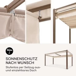 Pantheon Cortina Rust Pavillon Mit Dach 3x4 M 4 Seitenteile -Gartenwelt Verkauf 10035895 de 0003 logo