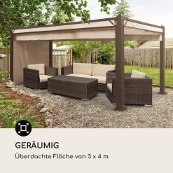 Pantheon Cortina Rust Pavillon Mit Dach 3x4 M 4 Seitenteile -Gartenwelt Verkauf 10035895 de 0004 logo