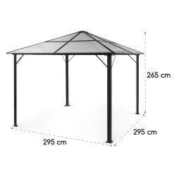Pantheon Solid Sky Ambient Solar Pavillon 3x3m Polycarbonat Aluminium 19 Pantheon Solid Sky Ambient Solar Pavillon 3x3m Polycarbonat Aluminium -Gartenwelt Verkauf 10035900 yy 0009 logo