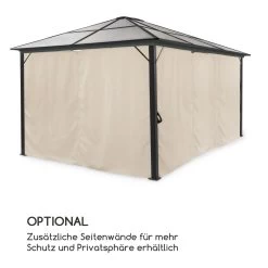 Pantheon Solid Sky Ambient Solar Pavillon 3x4m Polycarbonat Aluminium -Gartenwelt Verkauf 10035907 de 0004 logo