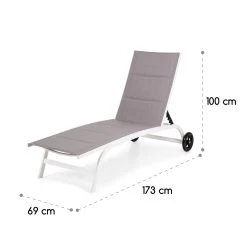 Limala Sonnenliege Lounger Stahl/Aluminium Textilene 150 Kg Mobil 15 Limala Sonnenliege Lounger Stahl/Aluminium Textilene 150 Kg Mobil -Gartenwelt Verkauf 10035921 yy 0007 logo
