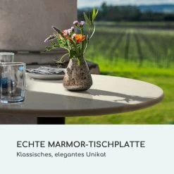 Patras Pearl Bistro-Tisch Jugendstil Marmor Ø 60 Cm H 75 Cm Gusseisern 12 Patras Pearl Bistro-Tisch Jugendstil Marmor Ø 60 Cm H 75 Cm Gusseisern -Gartenwelt Verkauf 10035977 de 0003 logo