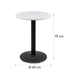 Patras Pearl Bistro-Tisch Jugendstil Marmor Ø 60 Cm H 75 Cm Gusseisern 17 Patras Pearl Bistro-Tisch Jugendstil Marmor Ø 60 Cm H 75 Cm Gusseisern -Gartenwelt Verkauf 10035977 yy 0008 logo