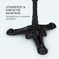 Patras Onyx Bistro-Tisch Mit Jugendstil Marmor 60 X 60 Cm Höhe: 72 Cm Dreibein -Gartenwelt Verkauf 10035979 de 0005 logo