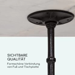 Patras Onyx Bistro-Tisch Mit Jugendstil Marmor 60 X 60 Cm Höhe: 72 Cm Dreibein -Gartenwelt Verkauf 10035979 de 0006 logo