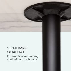 Patras Onyx Bistro-Tisch Mit Jugendstil Marmor 60 X 60 Cm Höhe: 72 Cm Rund -Gartenwelt Verkauf 10035980 de 0006 logo