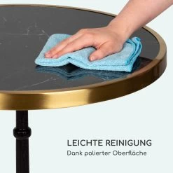 Patras Lux Bistro-Tisch Mit Dreifuß Marmortisch Ø: 57,5 Cm Höhe: 72 Cm -Gartenwelt Verkauf 10035984 de 0004 logo
