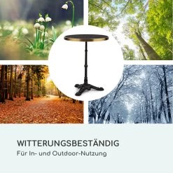 Patras Lux Bistro-Tisch Mit Dreifuß Marmortisch Ø: 57,5 Cm Höhe: 72 Cm -Gartenwelt Verkauf 10035984 de 0007 logo