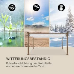 Pantheon Rust Pergola Ersatzdach 200 G/m² Polyester-Tuch 3x4 M Inkl. Seilzug 10 Pantheon Rust Pergola Ersatzdach 200 G/m² Polyester-Tuch 3x4 M Inkl. Seilzug -Gartenwelt Verkauf 10036126 de 0004 logo