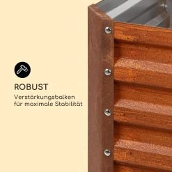 Rust Grow Hochbeet Gartenbeet Verzinktes Stahlblech Rost-Finish -Gartenwelt Verkauf 10036159 de 0005 logo