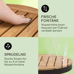 Sumatra Teak Round Gartendusche Aluminium Teakholz Tragegriff -Gartenwelt Verkauf 10036351 de 0004 usp