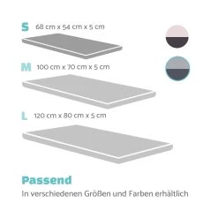 Finn Hundebett Waschbar Rutschfest Atmungsaktiv PE / Vlies Größe S -Gartenwelt Verkauf 10037524 de 0006 logo