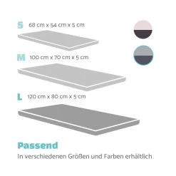 Finn Hundebett Waschbar Rutschfest Atmungsaktiv PE / Vlies Größe L -Gartenwelt Verkauf 10037526 de 0006 logo