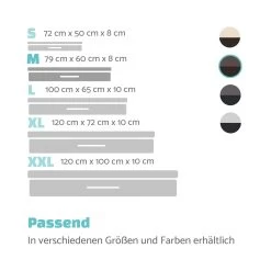 Balu Hundebett Waschbar Orthopädisch Rutschfest Memory-Schaum Größe M -Gartenwelt Verkauf 10037550 de 0007 logo