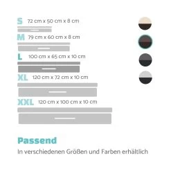 Balu Hundebett Waschbar Orthopädisch Rutschfest Memory-Schaum Größe L -Gartenwelt Verkauf 10037551 de 0007 logo