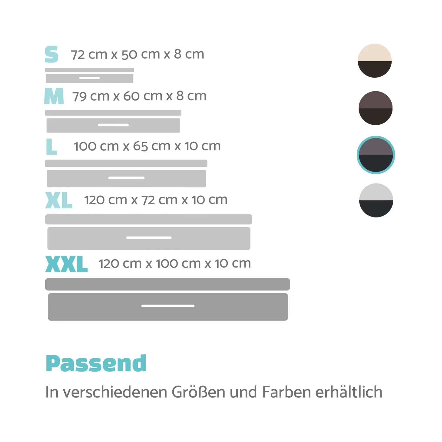 Balu Hundebett Hundekissen | Waschbar | Orthopädisch | Rutschfest | Atmungsaktiver Memory-Schaum | Größe XXL (120 X 10 X 100 Cm) 9 Balu Hundebett Hundekissen | Waschbar | Orthopädisch | Rutschfest | Atmungsaktiver Memory-Schaum | Größe XXL (120 X 10 X 100 Cm) – Bild 7