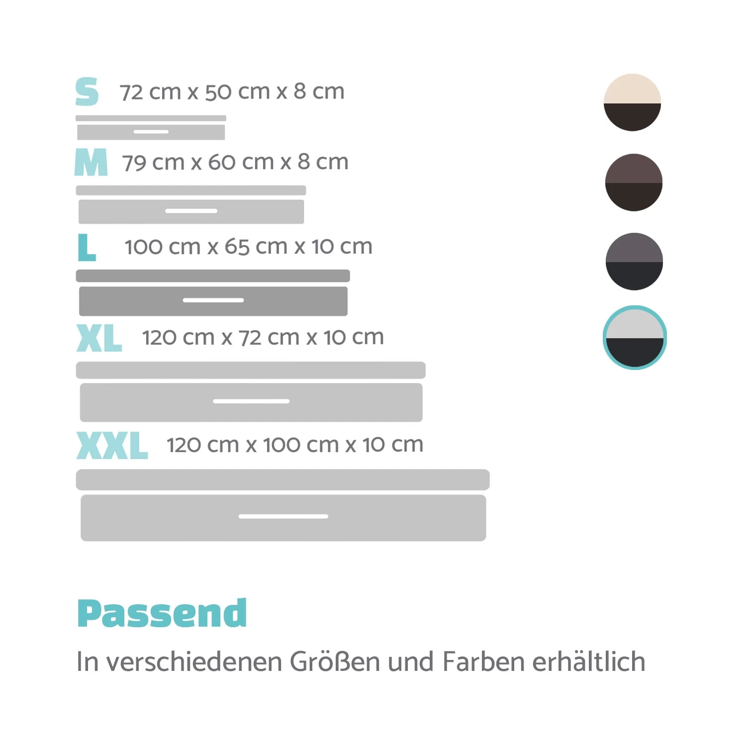 Balu Hundebett Hundekissen | Waschbar | Orthopädisch | Rutschfest | Atmungsaktiver Memory-Schaum | Größe L (100 X 10 X 65 Cm) 9 Balu Hundebett Hundekissen | Waschbar | Orthopädisch | Rutschfest | Atmungsaktiver Memory-Schaum | Größe L (100 X 10 X 65 Cm) – Bild 7