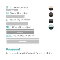 Balu Hundebett Hundekissen | Waschbar | Orthopädisch | Rutschfest | Atmungsaktiver Memory-Schaum | Größe XL (120 X 10 X 72 Cm) 15 Balu Hundebett Hundekissen | Waschbar | Orthopädisch | Rutschfest | Atmungsaktiver Memory-Schaum | Größe XL (120 X 10 X 72 Cm) -Gartenwelt Verkauf 10037567 de 0007 logo