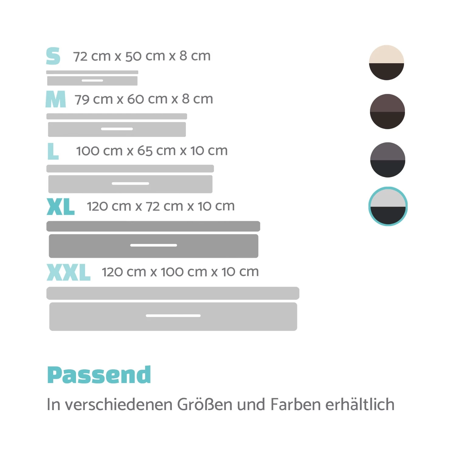 Balu Hundebett Hundekissen | Waschbar | Orthopädisch | Rutschfest | Atmungsaktiver Memory-Schaum | Größe XL (120 X 10 X 72 Cm) 9 Balu Hundebett Hundekissen | Waschbar | Orthopädisch | Rutschfest | Atmungsaktiver Memory-Schaum | Größe XL (120 X 10 X 72 Cm) – Bild 7