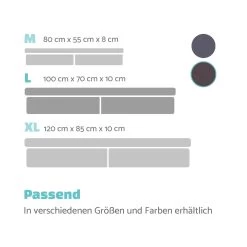 Paco Hundebett Waschbar Orthopädisch Rutschfest Atmungsaktiv Größe L -Gartenwelt Verkauf 10037573 de 0007 logo