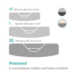 Lotte Hundebett Waschbar Orthopädisch Memory-Schaum Größe XL -Gartenwelt Verkauf 10037581 de 0007 logo