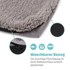 Bruno Hundebett Hundekorb | Waschbar | Orthopädisch | Rutschfest | Atmungsaktiv | Memory-Schaum | Größe M (80 X 17 X 55 Cm) -Gartenwelt Verkauf 10037582 de 0005 logo