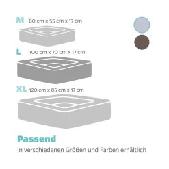 Bruno Hundebett Hundekorb | Waschbar | Orthopädisch | Rutschfest | Atmungsaktiv | Memory-Schaum | Größe L (100 X 17 X 70 Cm) 15 Bruno Hundebett Hundekorb | Waschbar | Orthopädisch | Rutschfest | Atmungsaktiv | Memory-Schaum | Größe L (100 X 17 X 70 Cm) -Gartenwelt Verkauf 10037583 de 0007 logo