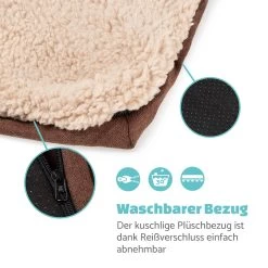 Bruno Hundebett Waschbar Orthopädisch Rutschfest Memory-Schaum Größe M -Gartenwelt Verkauf 10037586 de 0005 logo