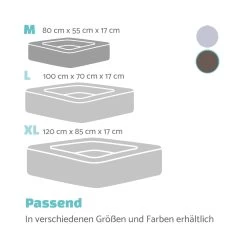 Bruno Hundebett Waschbar Orthopädisch Rutschfest Memory-Schaum Größe M -Gartenwelt Verkauf 10037586 de 0007 logo