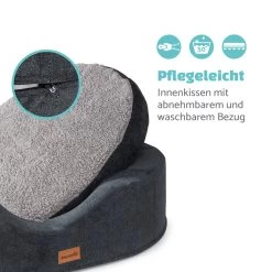 Lotte Hundebett Waschbar Orthopädisch Rutschfest Atmungsaktiv Größe M -Gartenwelt Verkauf 10037590 de 0005 logo