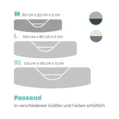 Lotte Hundebett Waschbar Orthopädisch Rutschfest Atmungsaktiv Größe M -Gartenwelt Verkauf 10037590 de 0007 logo