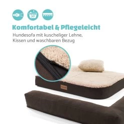 Odin Hundesofa Hundematte | Waschbar | Orthopädisch | Rutschfest | Atmungsaktiv | Memory-Schaum | Größe S (80 X 10 X 60 Cm) -Gartenwelt Verkauf 10037598 de 0005 logo
