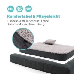 Odin Hundesofa Hundematte | Waschbar | Orthopädisch | Rutschfest | Atmungsaktiv | Memory-Schaum | Größe L (120 × 12 × 80 Cm) -Gartenwelt Verkauf 10037603 de 0005 logo
