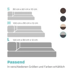 Odin Hundesofa Hundematte | Waschbar | Orthopädisch | Rutschfest | Atmungsaktiv | Memory-Schaum | Größe L (120 × 12 × 80 Cm) -Gartenwelt Verkauf 10037603 de 0007 logo