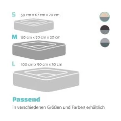 Emma Hundebett Waschbar Rutschfest Atmungsaktiv Wendematratze -Gartenwelt Verkauf 10037605 de 0007 logo